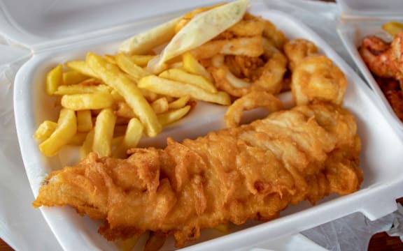 Fish and chips.