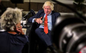 RNZ's Kim Hill interviewing former UK Prime Minister Boris Johnson