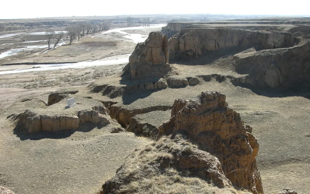 A view of the landscape at Xujiayao, a site in China where 21 fossils found in the 1970s are now believed to belong to a previously unknown human species.