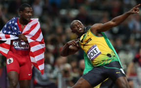 Justin Gatlin had to settle for third to Usain Bolt at the London Olympics in 2012.