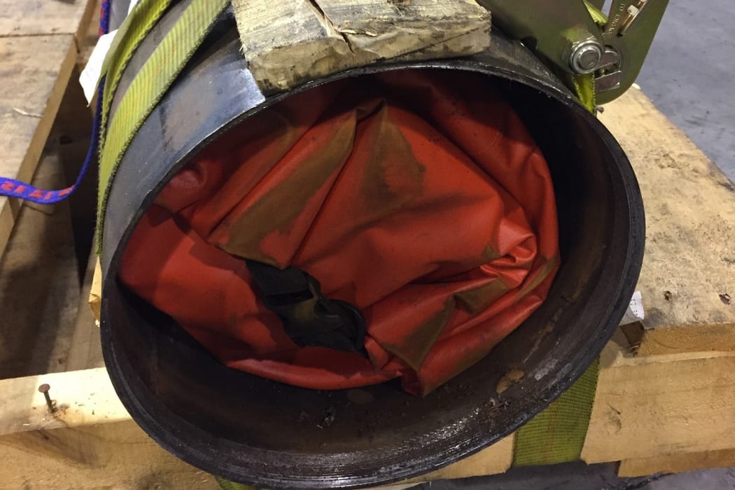 Customs has seized an estimated 469 kilograms of methamphetamine hidden inside a shipment of electric motors, and arrested three men in connection with the drugs.