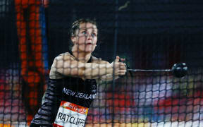 Julia Ratcliffe of New Zealand competes in the Women's Hammer Throw Final. Gold Coast 2018 Commonwealth Games, Athletics, Carrara Stadium, Gold Coast, Australia. 10 April 2018 © Copyright Photo: Anthony Au-Yeung / www.photosport.nz