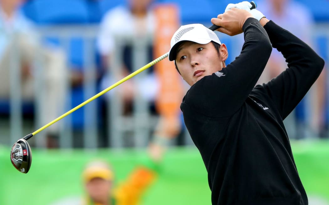 New Zealand golfer Danny Lee at the Olympics.