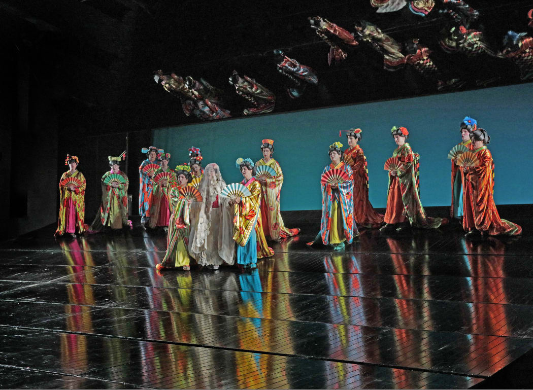 A scene from Madama Butterfly at the Metropolitan Opera