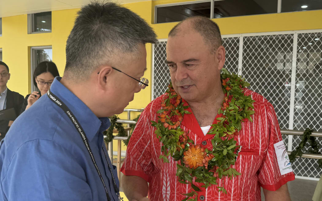 "We'll remove it": Mark Brown said to China's Ambassador to the Pacific, Qian Bo, who told the media an affirming reference to Taiwan in the PIF 2024 communique "must be corrected".