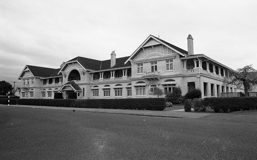 The historic Barrett St Nurses Home in New Plymouth in its grand days