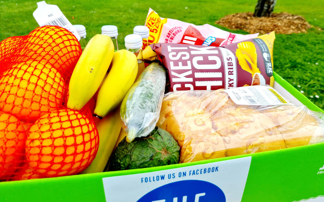 The Big Bake Up is also distributing groceries to people in need.