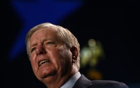 COLUMBIA, SOUTH CAROLINA - AUGUST 5: Senator Lindsey Graham speaks before Former President Donald Trump at the 56th Annual Silver Elephant Dinner hosted by the South Carolina Republican Party on August 5, 2023 in Columbia, South Carolina. President Trump was introduced by South Carolina's Governor Henry McMaster.   Melissa Sue Gerrits/Getty Images/AFP (Photo by Melissa Sue Gerrits / GETTY IMAGES NORTH AMERICA / Getty Images via AFP)