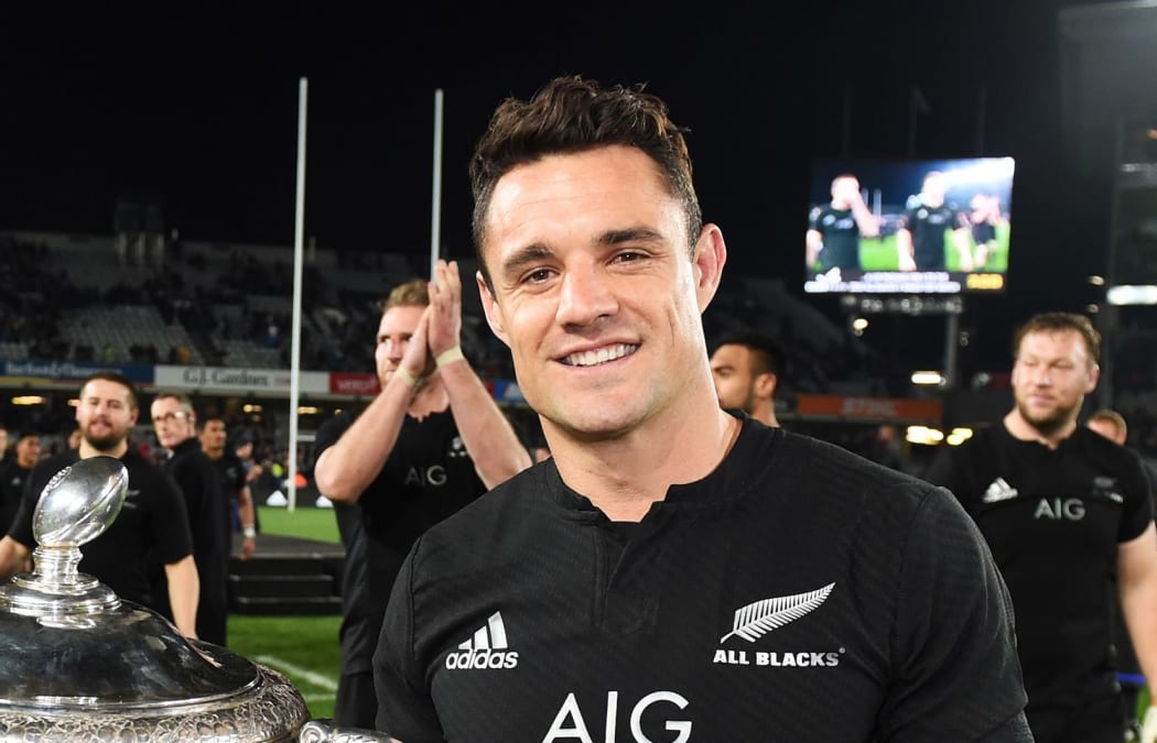 All Black first five Dan Carter.