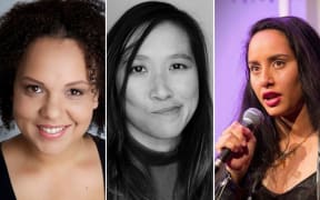 Kerry Warkia, Roseanne Liang and Hanelle Harris.