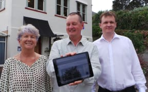 The founders of new Tauranga-based local news service Newsie: Claire Rogers, Brian Rogers and Jay Burston.