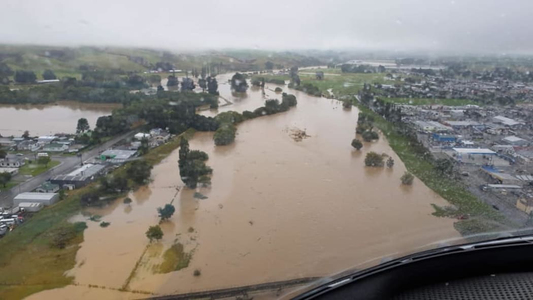 The Mataura River at Gore on Tuesday.