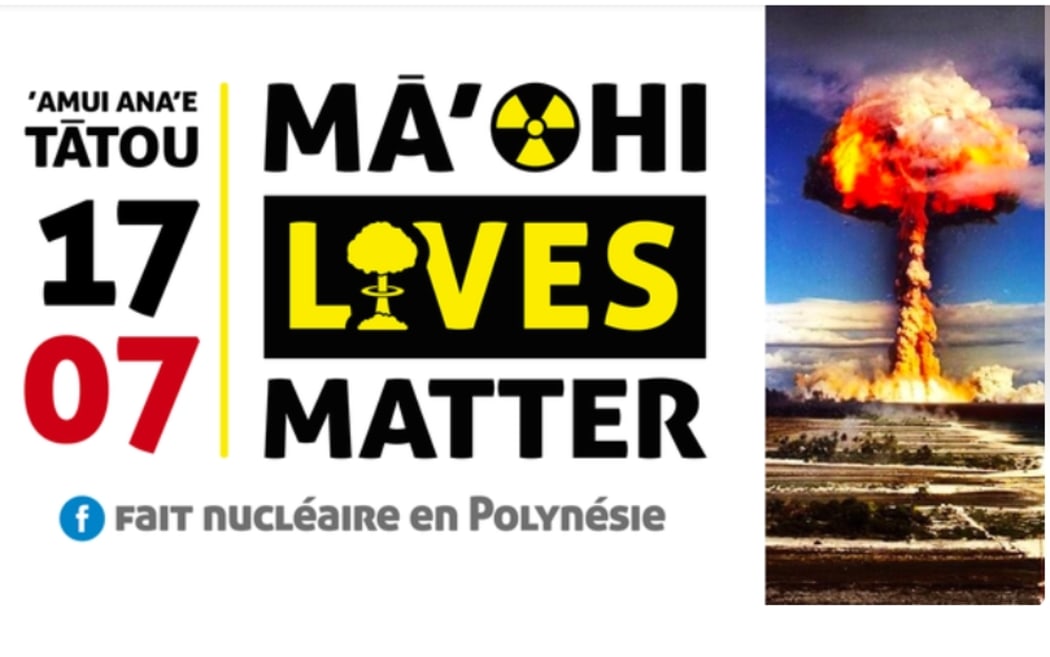 Anti-nuclear protest in Tahiti