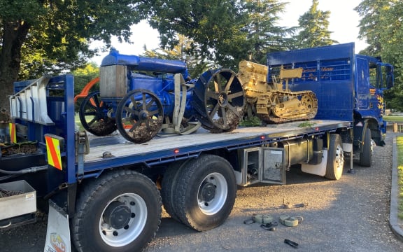 The vehicles are removed from Masterton's Queen Elizabeth Park to Bentley St yard in December, where they remain.