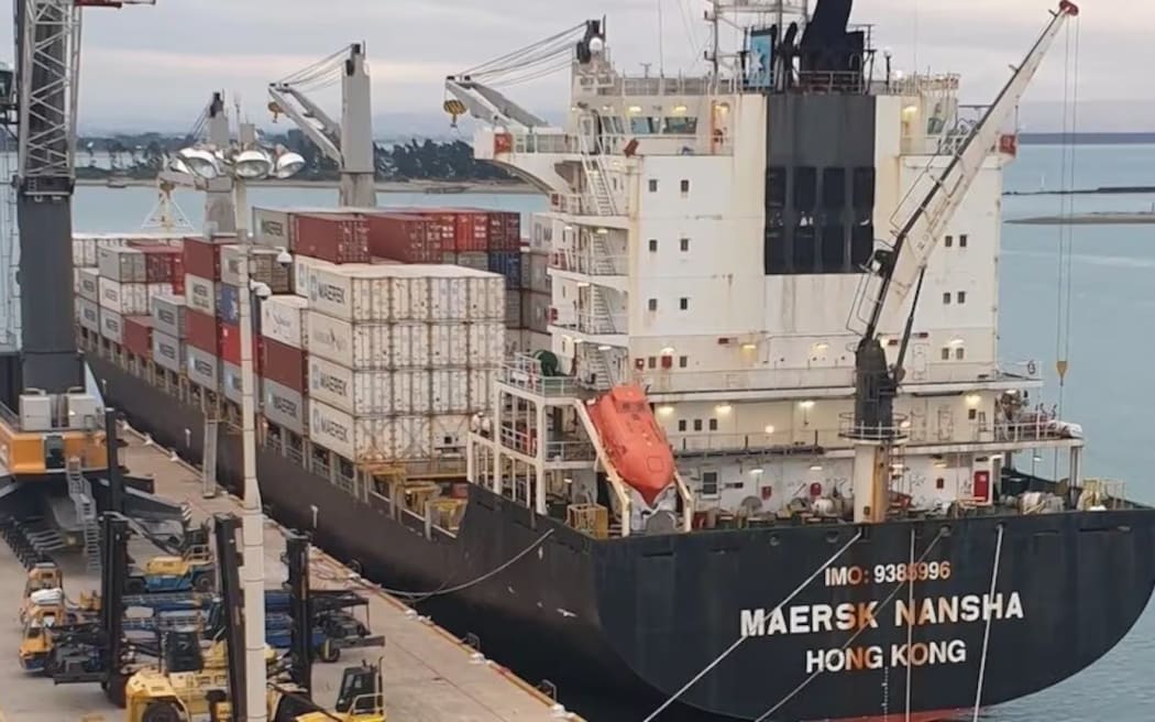 Port Nelson was fined $110,000 over the incident involving the Maersk Nansha.