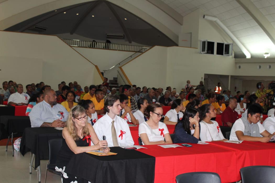 American Samoan students at Drug Control Commission event
