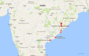 The crash was near Kuneru station in Vizianagaram district, Andhra Pradesh, India.