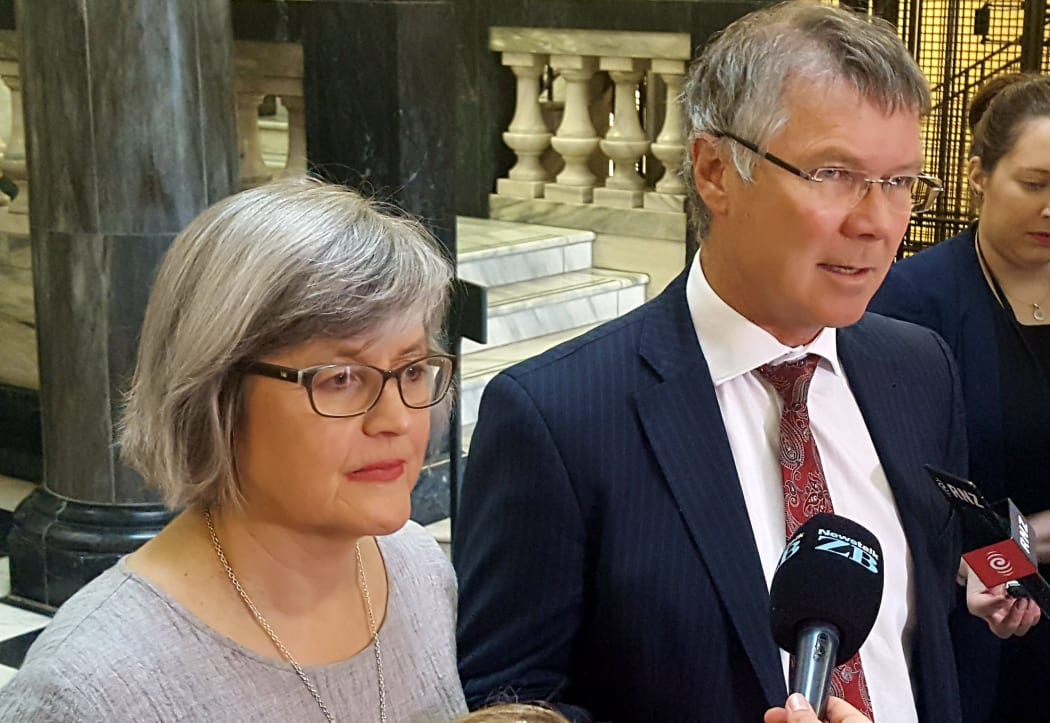 Land Information Minister Eugenie Sage and Associate Finance Minister David Parker