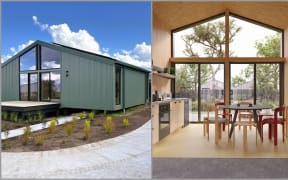 Exterior and interior photos of RTA Studio's Living House.
