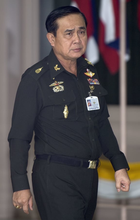 Thai army chief Prayuth Chan-ocha, who has been sworn in as prime minister.