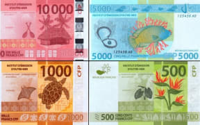 French Pacific francs