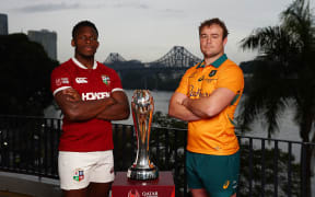 British & Irish Lions Captain Maro Itoje and Wallabies Captain Harry Wilson.