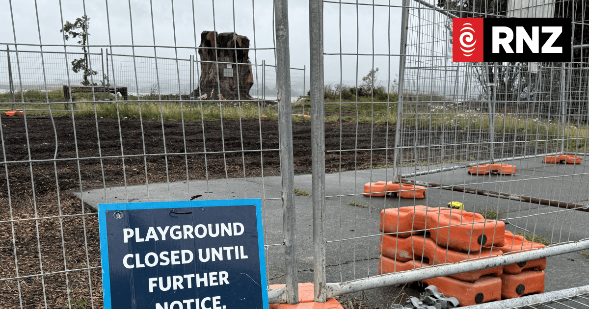 Dangerous playground levelled in South Wairarapa