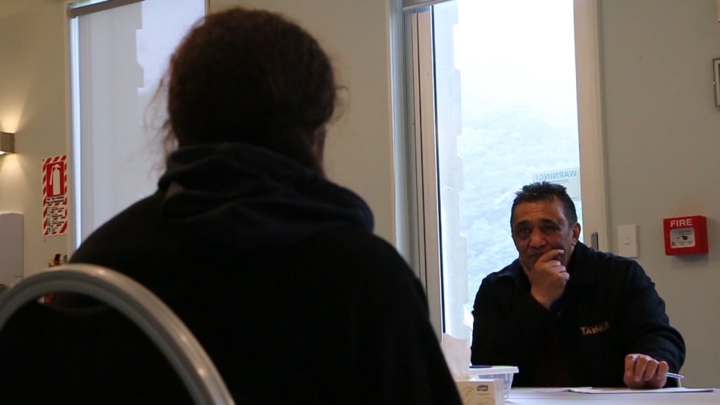An alternative justice meeting at Te Pae Oranga.