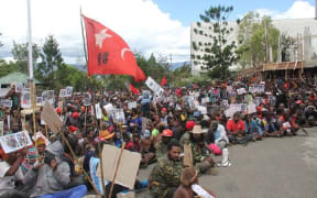 West Papuans demonstrate in Wamena, 10 December 2016