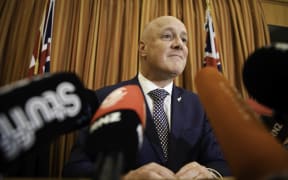 National Party leader Christopher Luxon speaks to media after the announcement of the final count of the 2023 election results, 3 November, 2023.