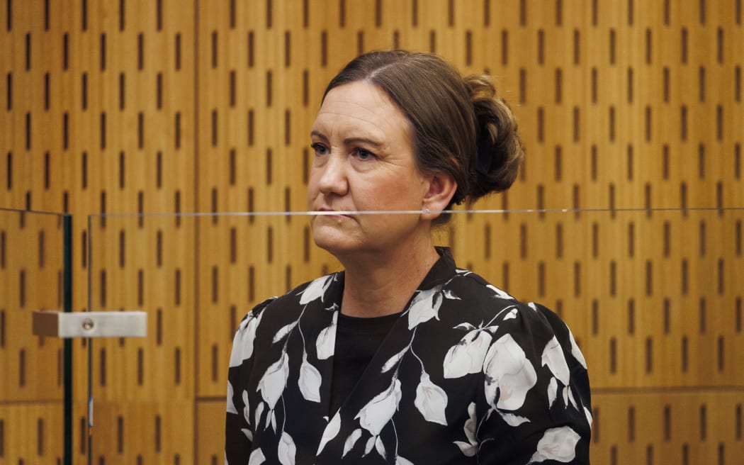Lauren Dickason arrives for sentencing at Christchurch High Court on 26 June, 2024.
