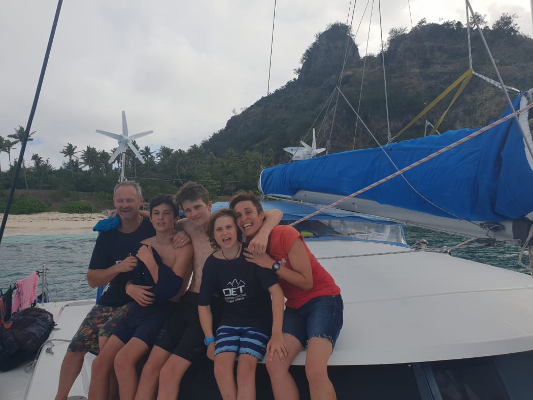 Rob Hamill and family are The Cruising Kiwis.