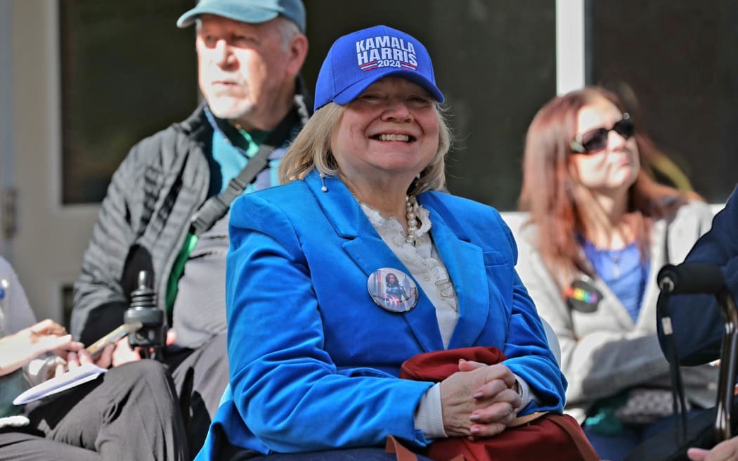 Muhlenberg College Harris Rally