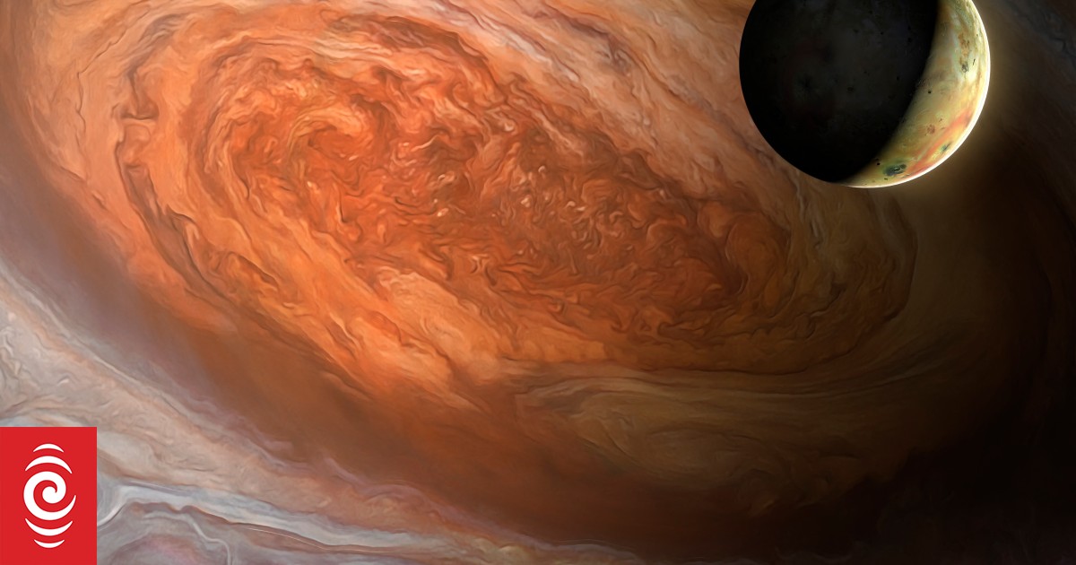 Jupiter's huge Great Red Spot storm is much deeper than expected | RNZ News
