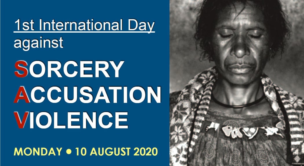 Poster promoting International Day Against Sorcery Accusation Violence