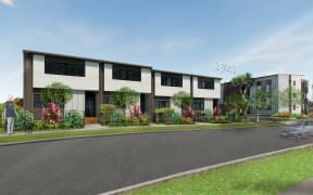 An artist's impression of some of the 10,000 proposed homes in the Mangere redevelopment.
