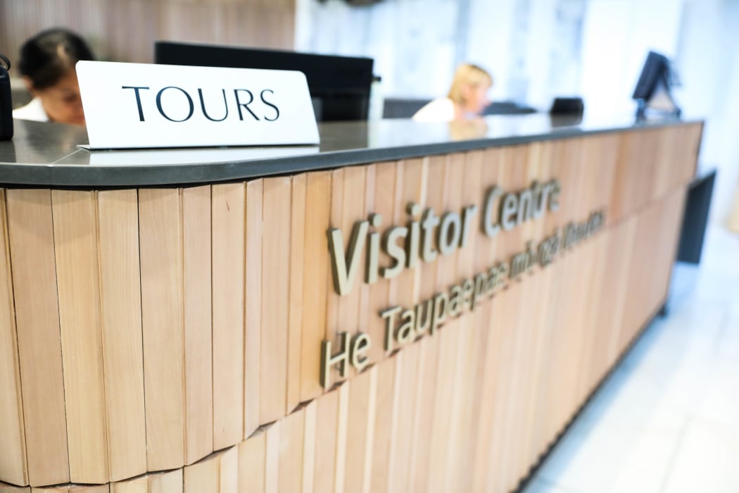 The Tours desk in Parliament's Visitor Centre