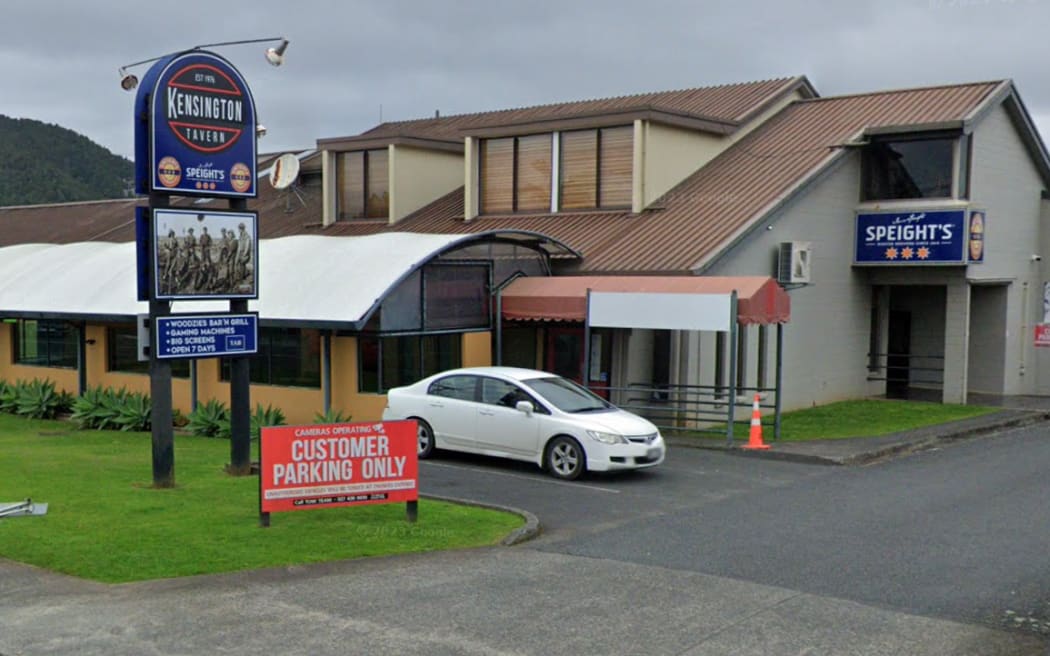 A man with a gun entered Kensington Tavern about 10 o'clock on 25 July 2025 and discharged a firearm before demanding money.