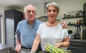 George and Diana Turney, owners of Mangaweka Asparagus