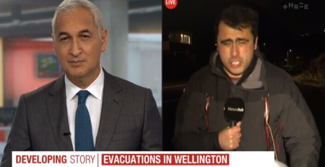 Newshub reporter Caley Callahan talks to Mike McRoberts about the polar blast.