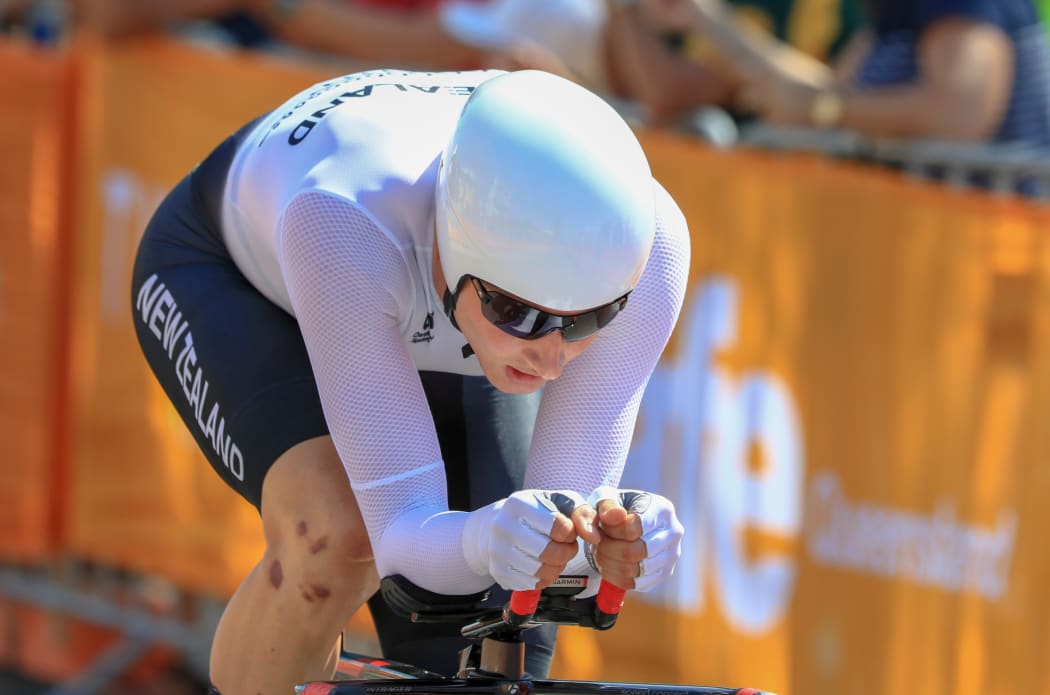 Hamish Bond of New Zealand, Mens time trial. Commonwealth Games, Gold Coast, Australia. Tuesday 10 April, 2018. Copyright photo: John Cowpland / www.photosport.nz