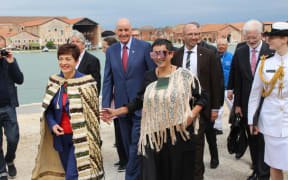 Lisa Reihana and Governor General Dame Patsy Reddy