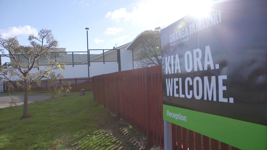 Outside the Youth Justice Residence, Te Au rere a te Tonga, in Palmerston North.
