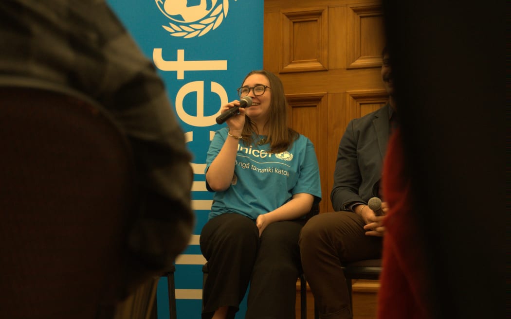 UNICEF young ambassador Ella McDowall.