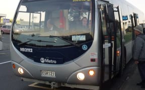 The 125X at Westgate's interim bus hub