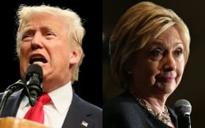 Donald Trump and Hillary Clinton Photo: AFP