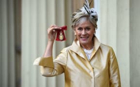 Dame Kiri Te Kanawa after being appointed a member of the Order of the Companions of Honour for services to music, Buckingham Palace December 2018.
