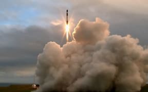 Rocket Lab's first test flight in May 2017.