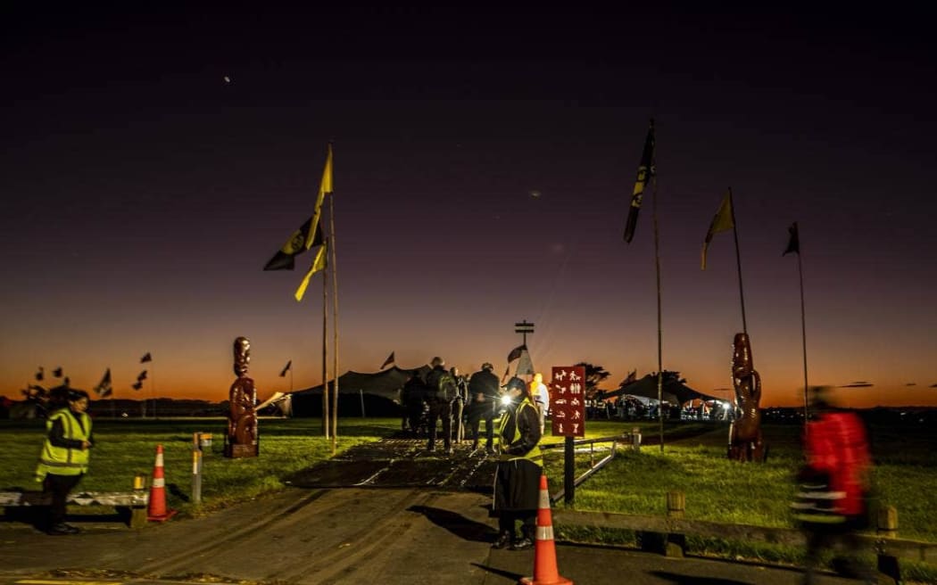 The dawn ceremony was one of several events hosted by Ngāti Whātua Ōrākei on Thursday.
