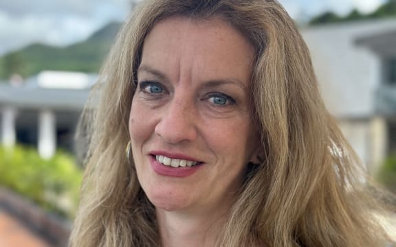 Mareile Jerosch-Hoehn is the general manager of Novotel Suva Lami Bay Hotel which reopened on 9 December 2022. She said they started slowly, with 40 rooms and have now got another 22 online. Once at full capacity they will have 108. Suva, Fiji 28 December 2022.